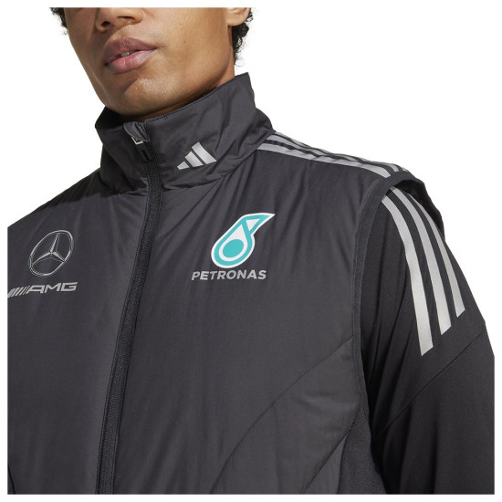 Adidas Ανδρικό αμάνικο μπουφάν Mercedes-AMG Petronas F1 Team Mechanics Vest